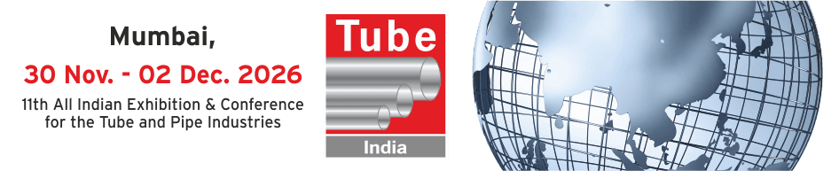 Tube Mill Control exhibition booth for Tube India 2026.